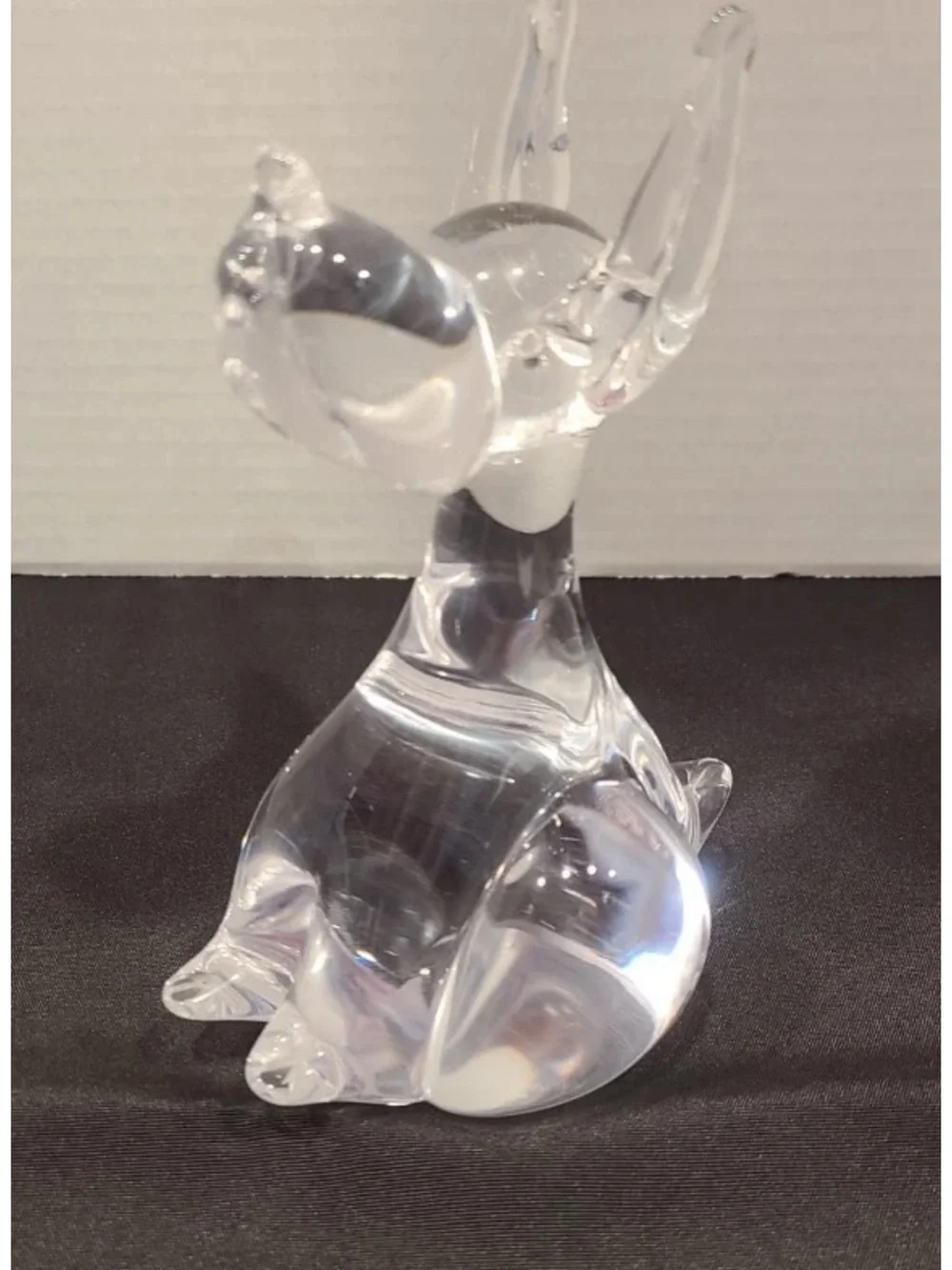 Vintage Eneryda Sweden Crystal Dog Figurine Great Dane MAKER~DANISH G5